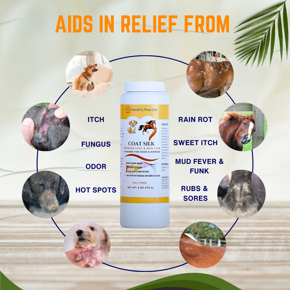 COAT SILK - Canine and Equine Dry Powder
