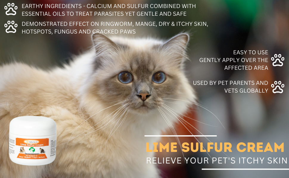 Ingredients  Lime Sulfur Pet Skin Cream