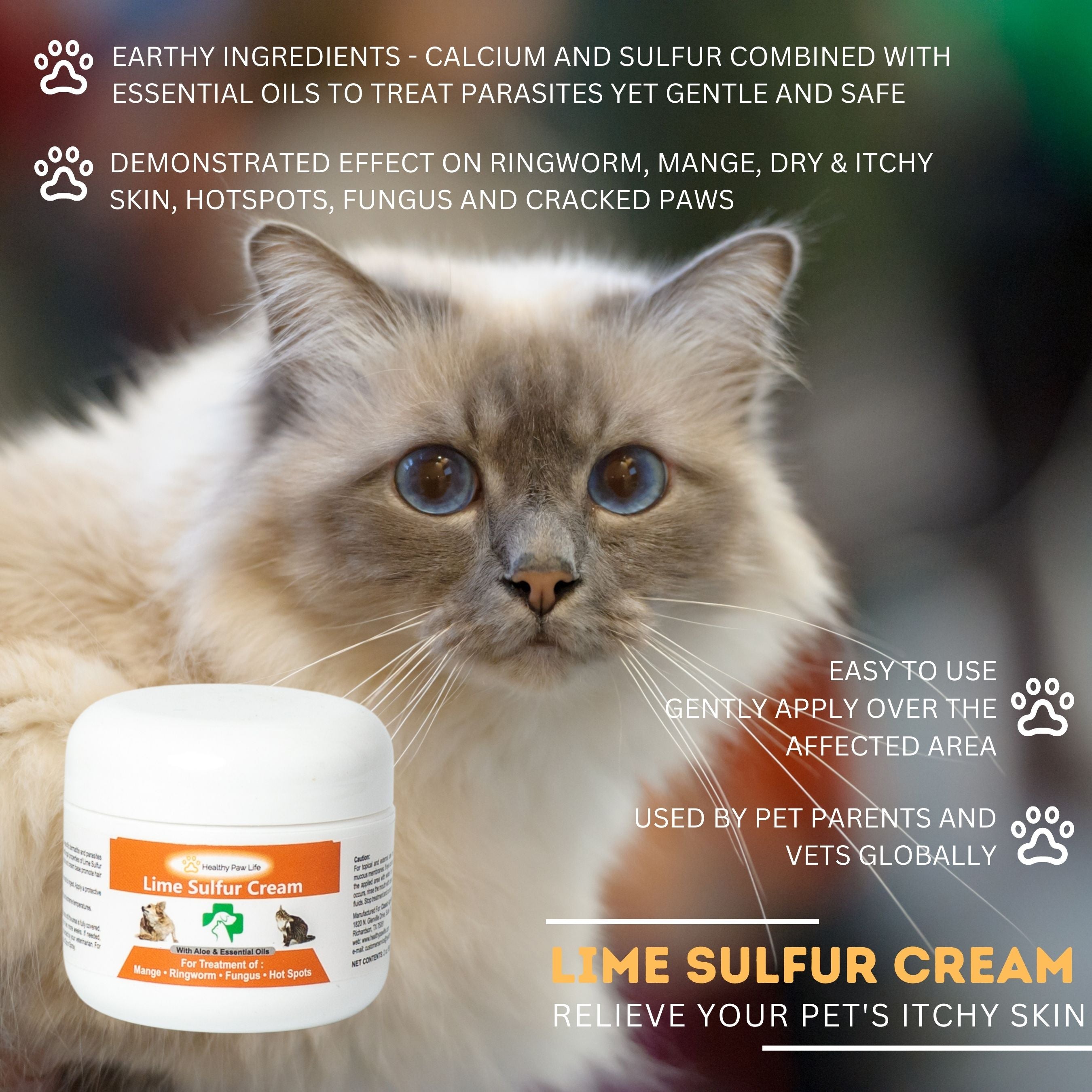 Lime Sulfur Cream - Relieve Your Pet's Itchy Skin