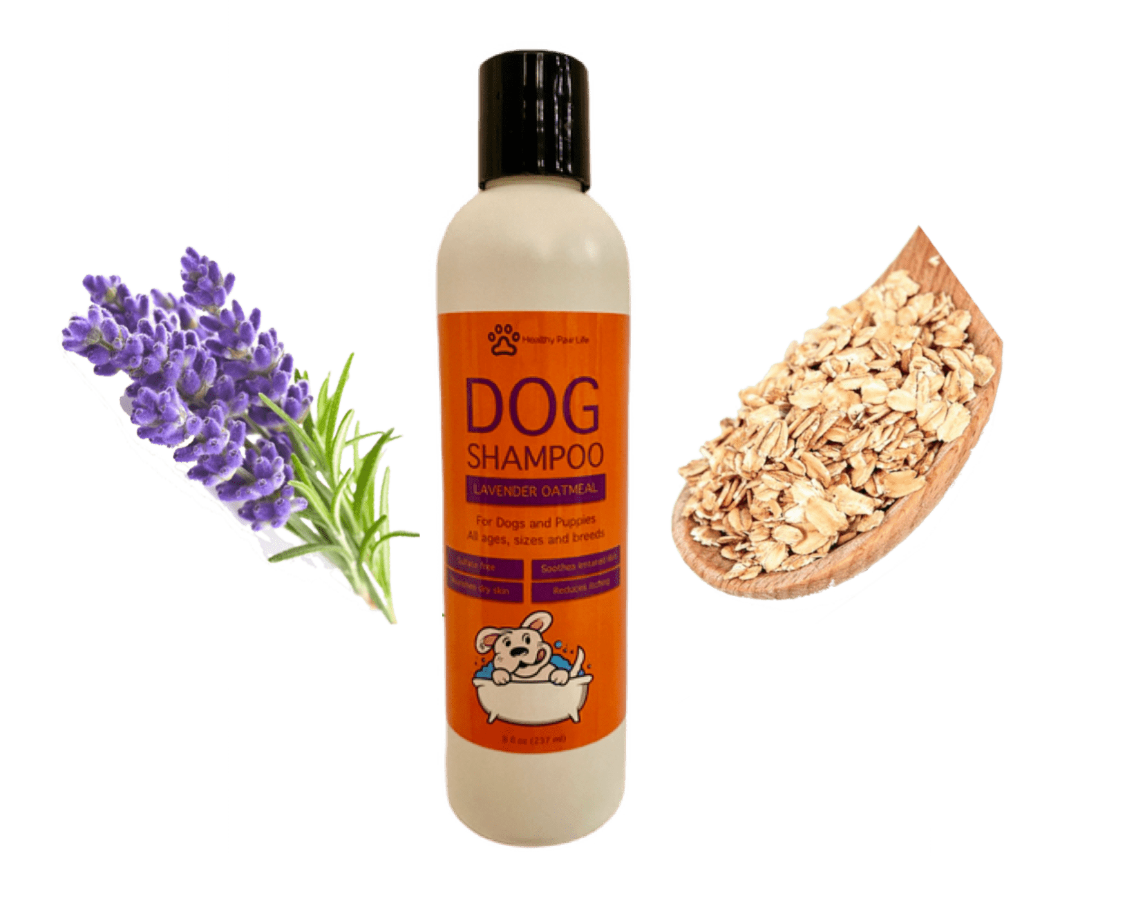 Oatmeal lavender dog shampoo sale