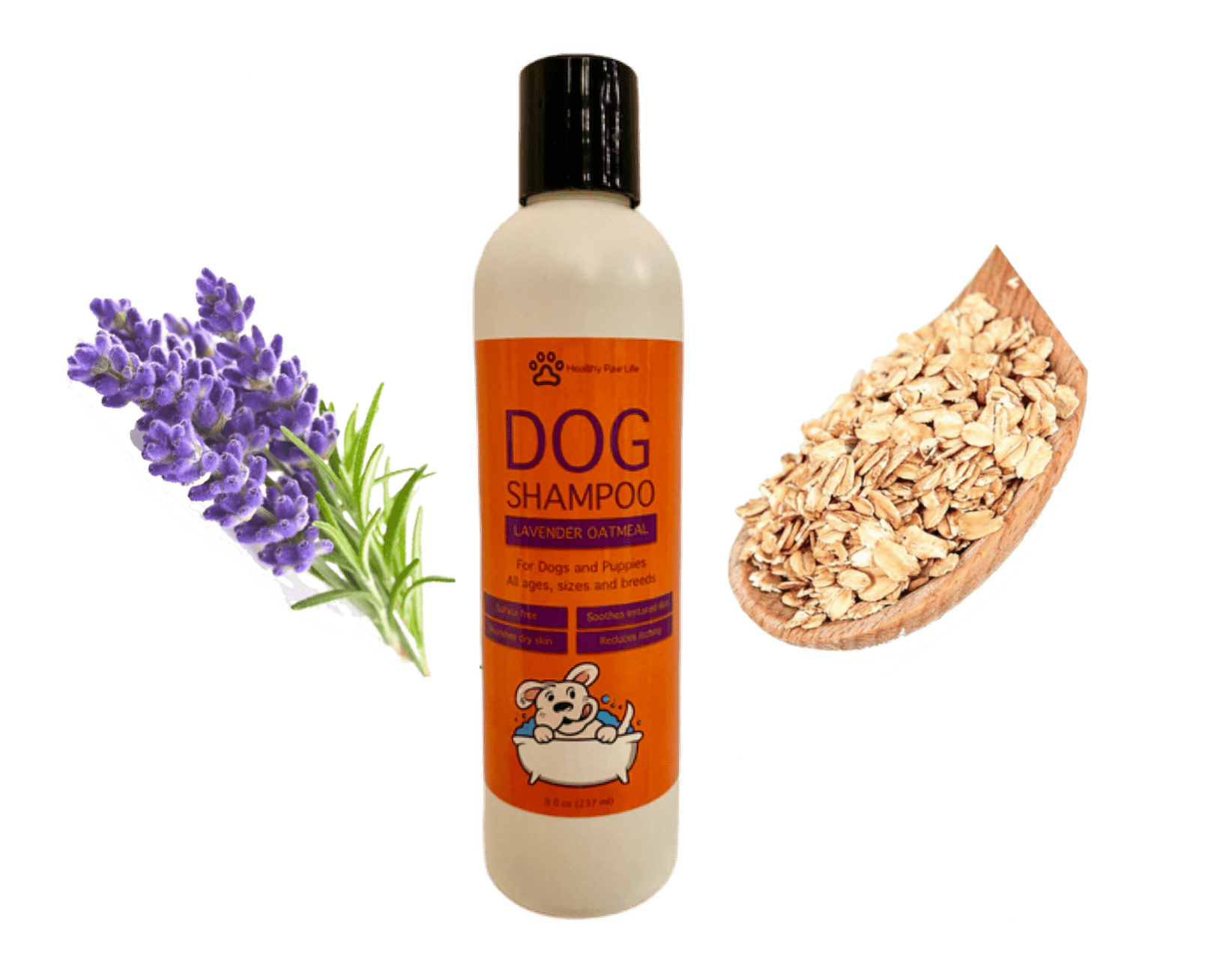 Oatmeal lavender dog shampoo deals