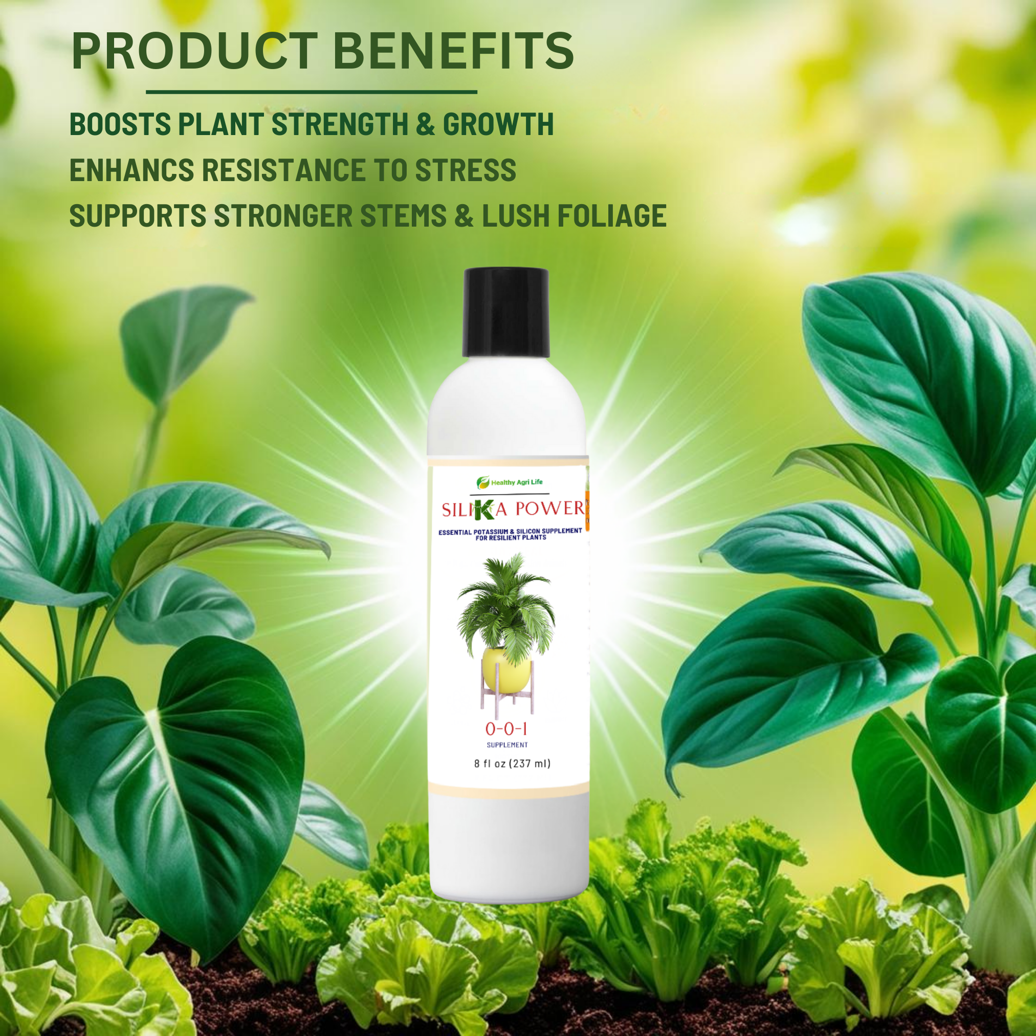 SiliKa Power – Premium Liquid Silica Plant Fertilizer and Supplement