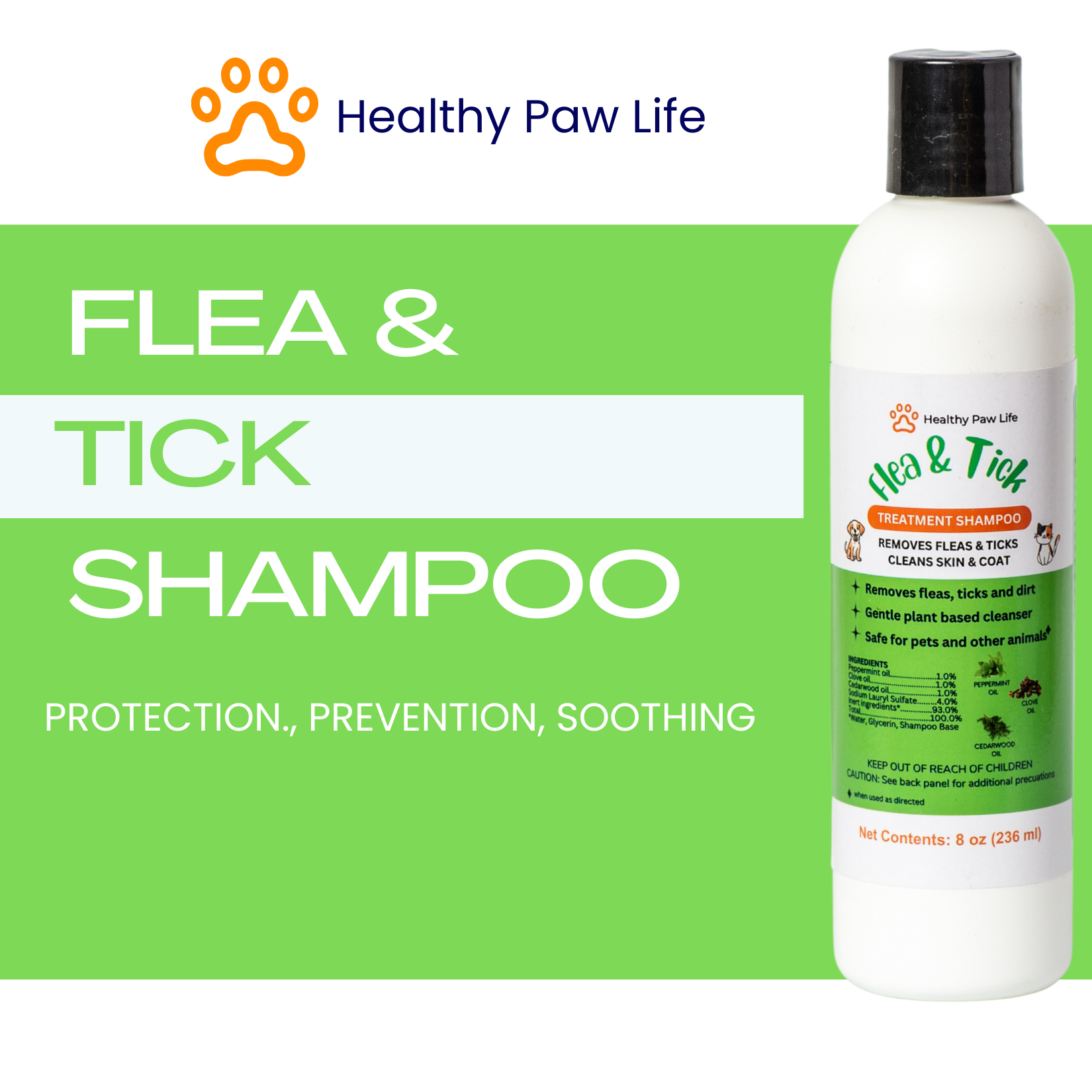 Flea and Tick Shampoo for Pets