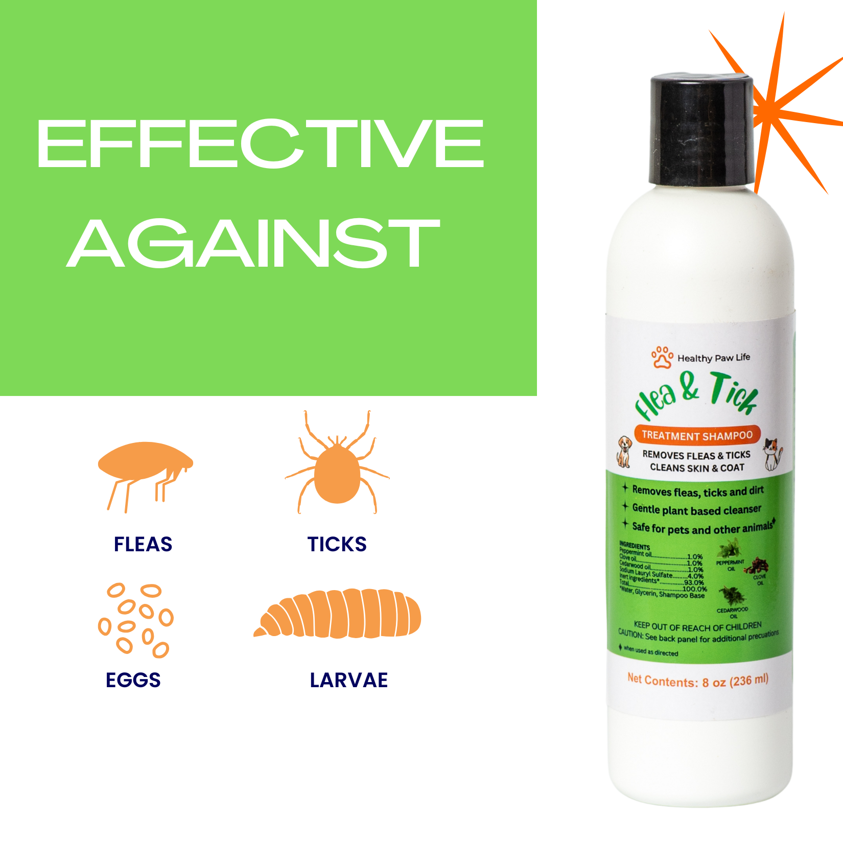 Flea and Tick Shampoo for Pets