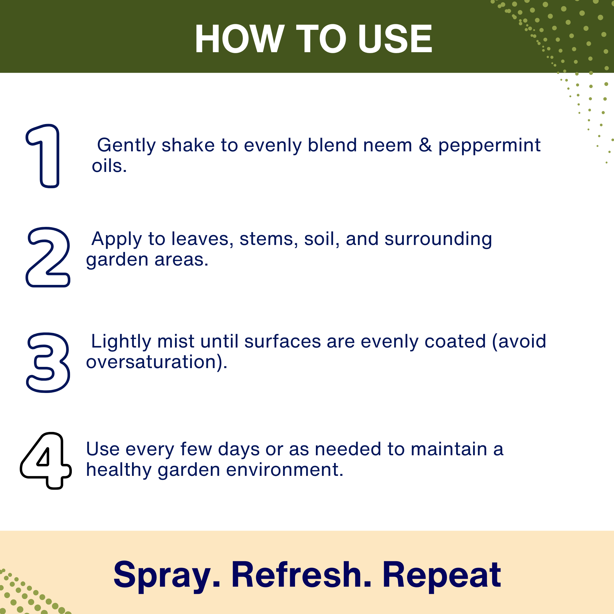 Neem & Peppermint Plant Spray for Garden, Vegetables & Indoor Plants – Botanical Leaf Care Mist, Supports Clean Healthy Leaves, Ready-to-Use Garden Spray for Fruits, Herbs & Houseplants
