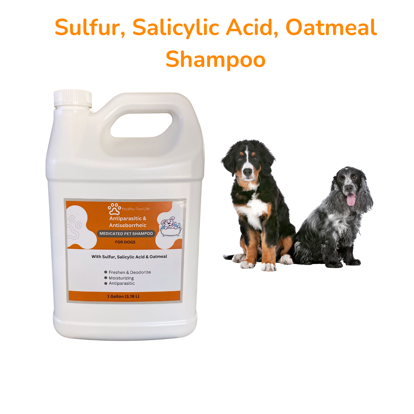 Lime Sulfur Dip & Acid Dog Shampoo: 1 Gal Each