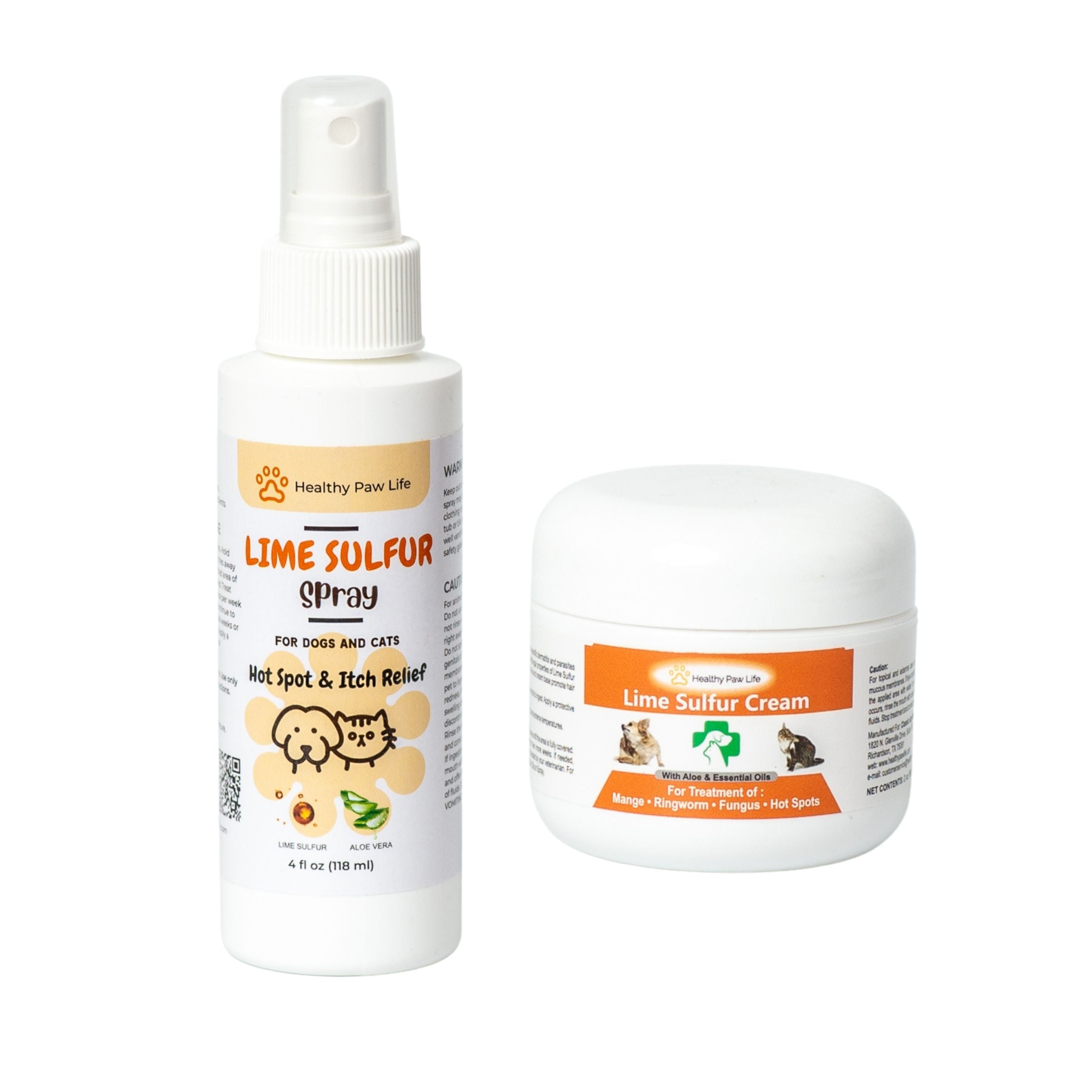 Lime Sulfur Spay and Lime Sulfur Cream Combo