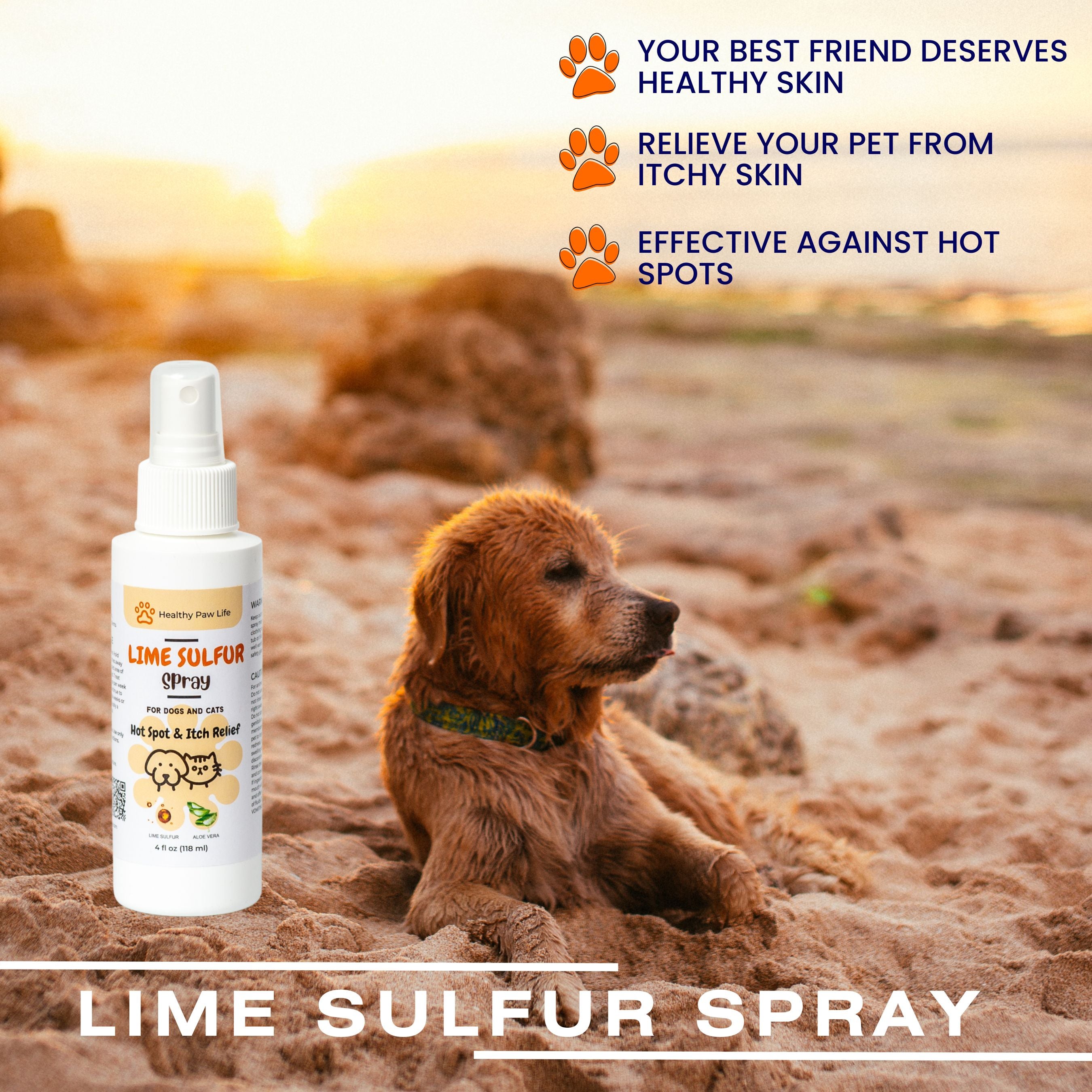 The benefits of lime sulfur spray for pet's healthy skin