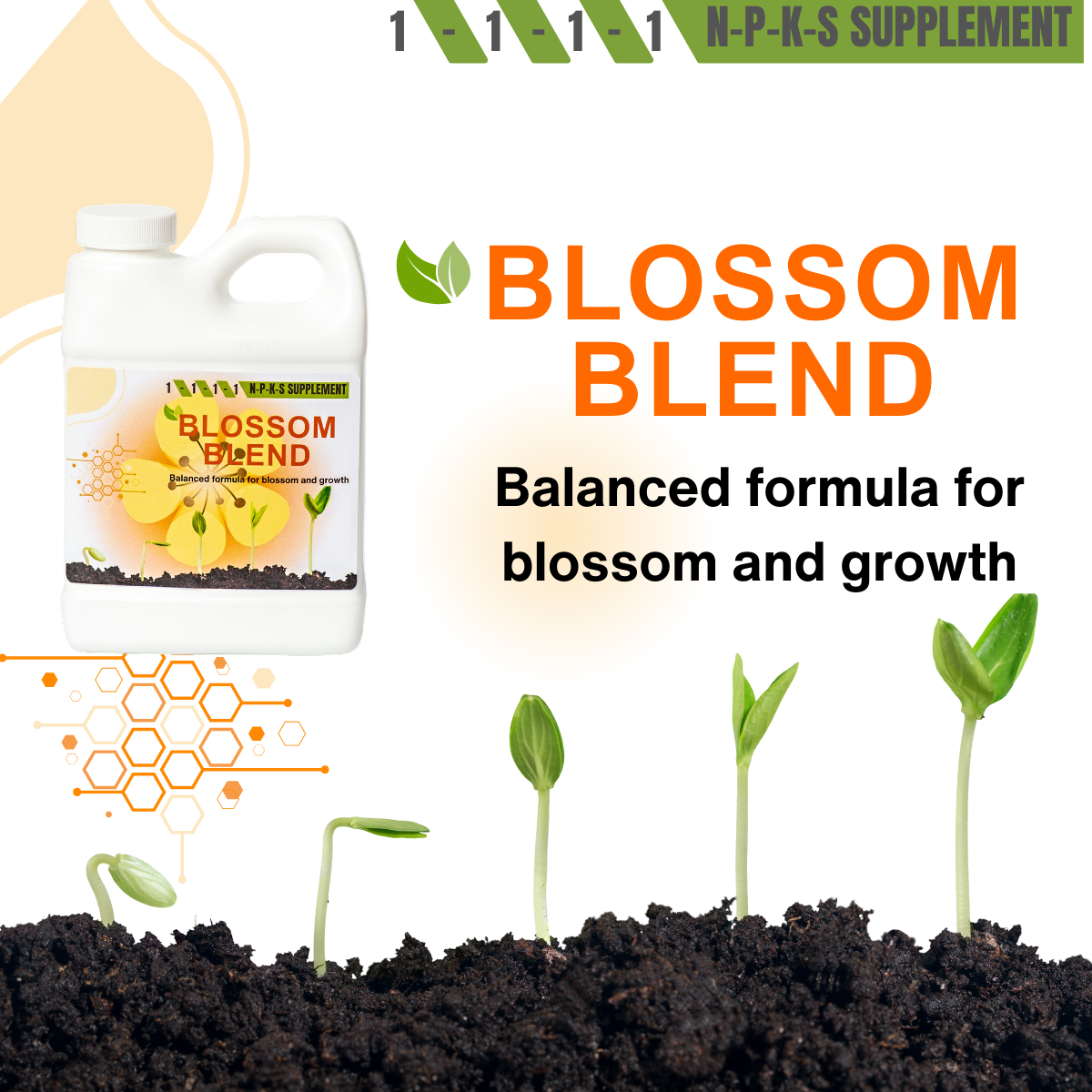 Blossom Blend - Balanced Fertilizer Formula for Blossom and Growth