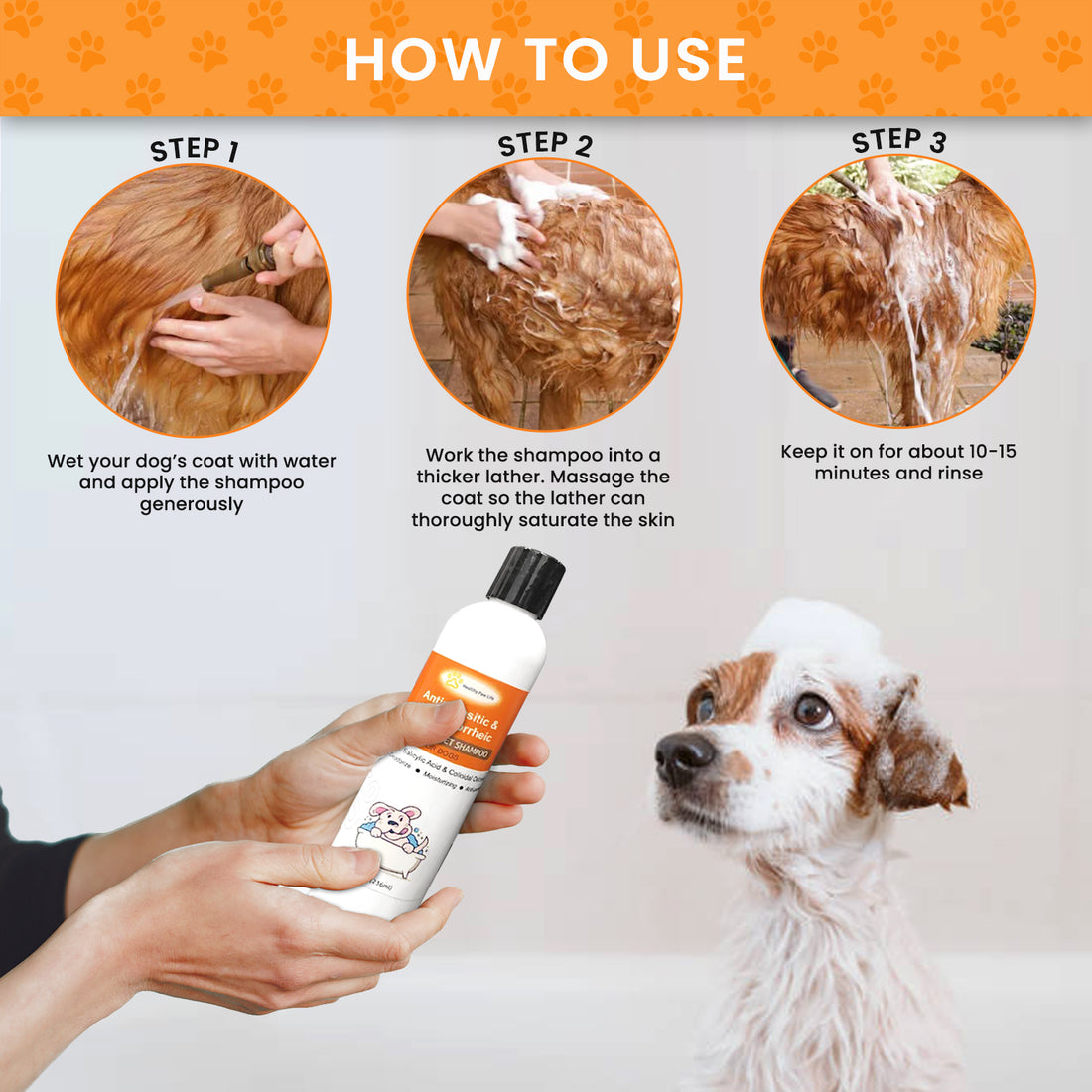 Sulfur Salicylic Acid Oatmeal Dog Shampoo for Dogs – Healthy Paw Life