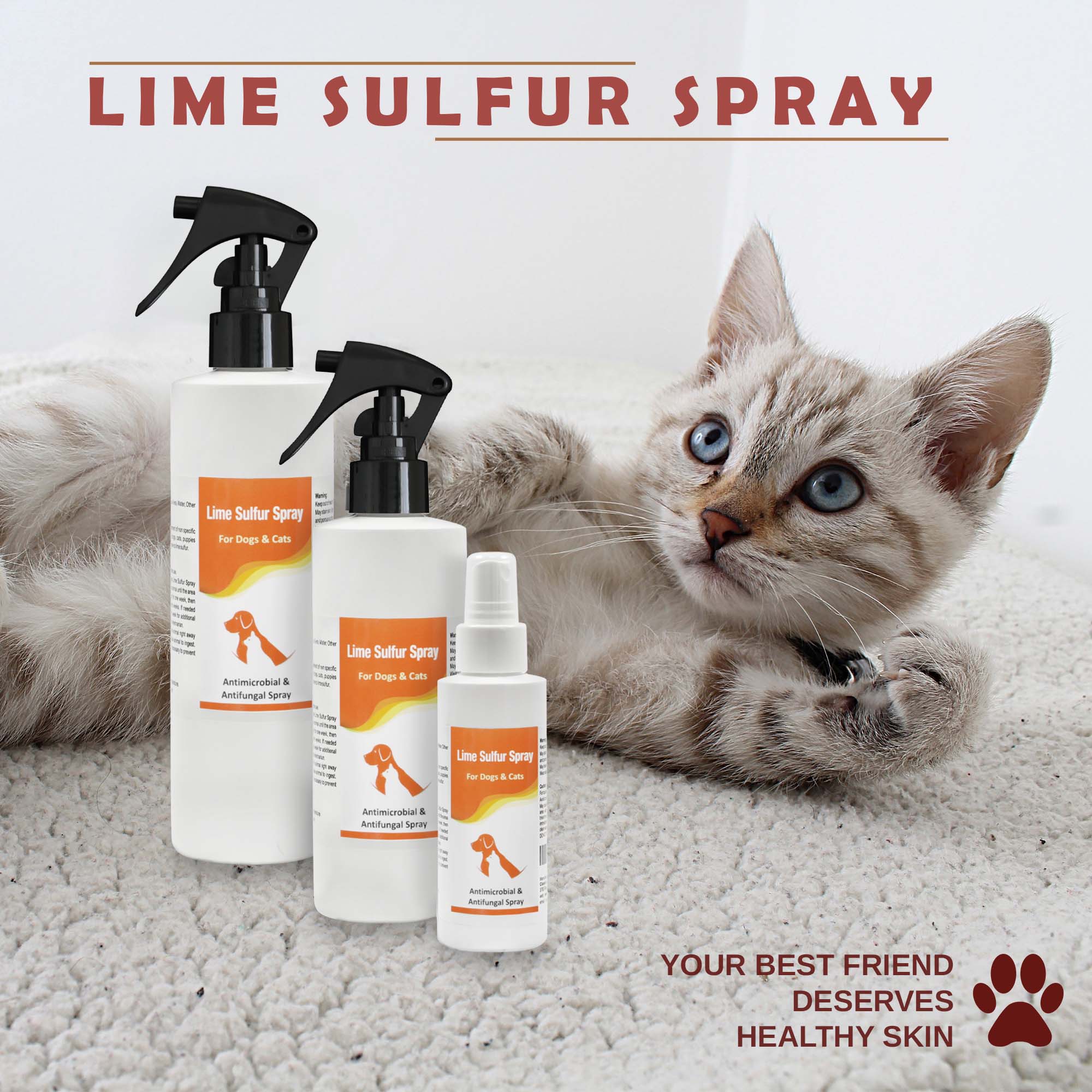 Life Lime Sulfur Spray for Dry and Itchy Skin Healthy Paw Life
